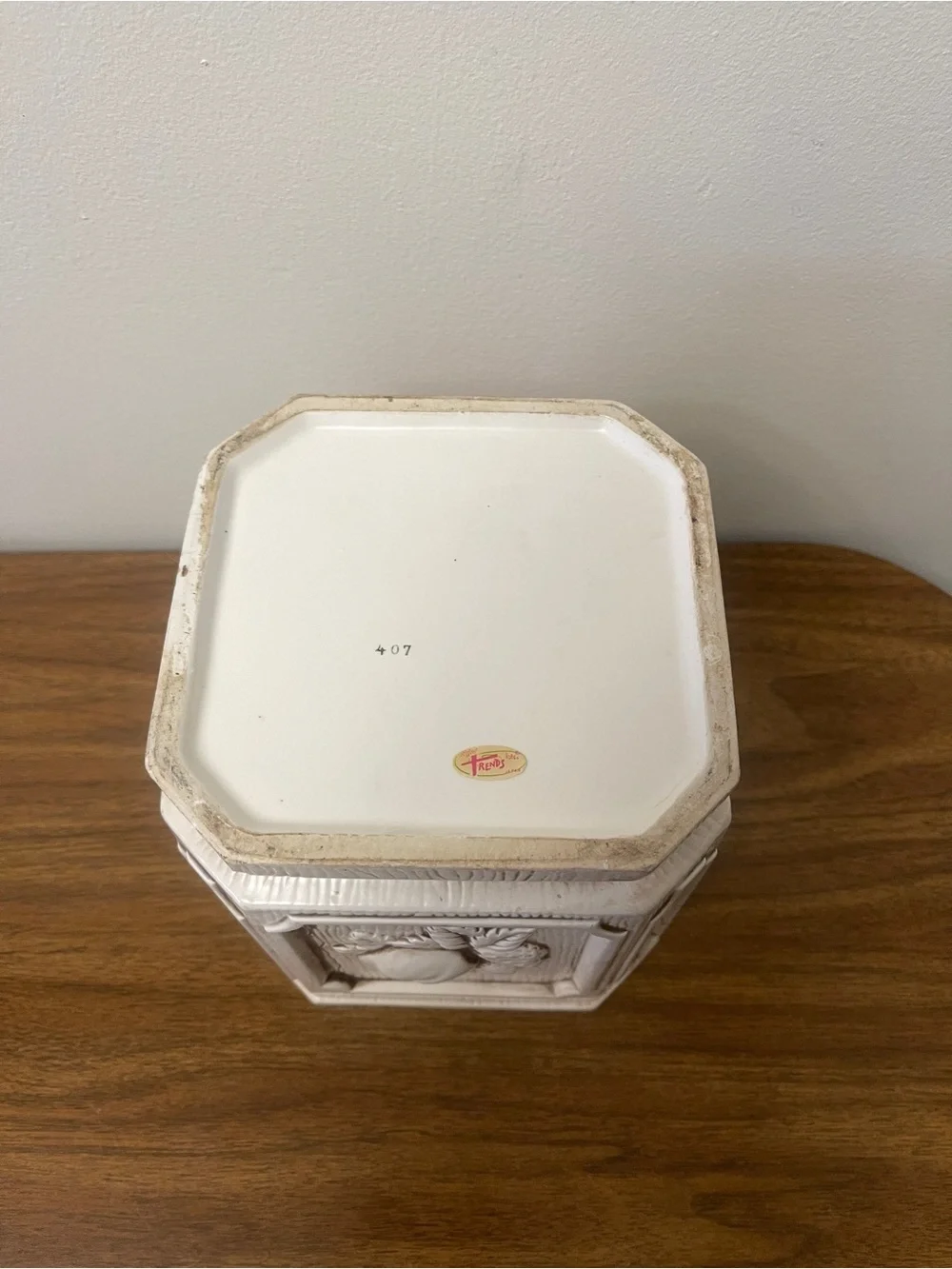 Vintage Fruit Canister with Lid